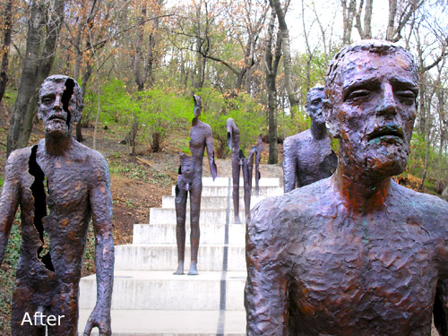  Введение и Правило третей, Советы новичкам Prague-statue-after