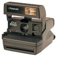 In the old days, the only way to instantly see a photo was to use a polaroid camera polaroid camera