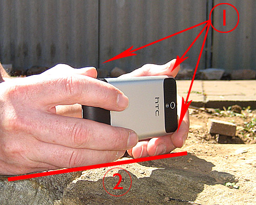 cell phone photography how to hold your camera