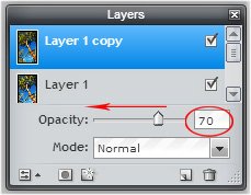 Using Pixlr - gaussian blur dialog box