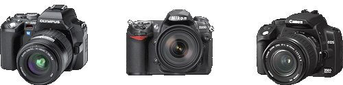 digital camera comparison - size SLR camera