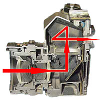 Path of light through a digital SLR camera
