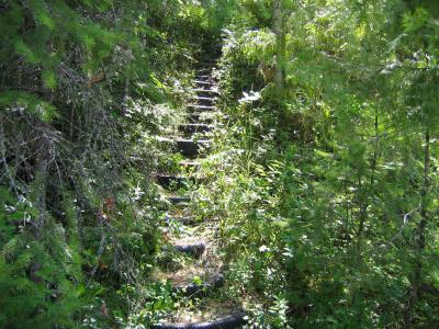 Secret Stairs-Mara Lake, British Columbia Canada