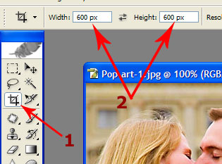 pop art wedding photography Photoshop tutorial - step 1