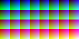 representation of 15 bit colour