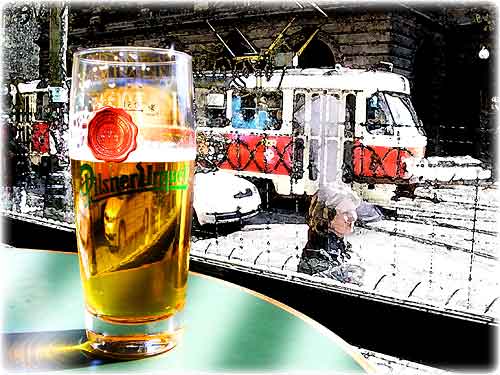 Czech beer glass